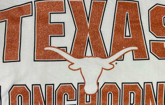 Pressbox - Texas Longhorns "Maxima Glitter" Light Weight Hooded Top