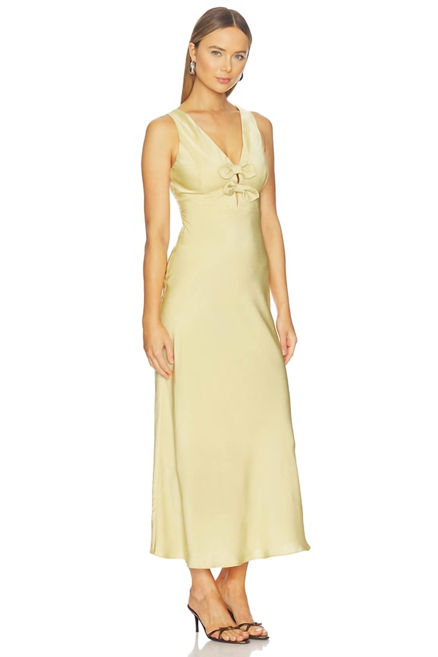 heartloom Dazey Dress in butter - women's dress - alternate view