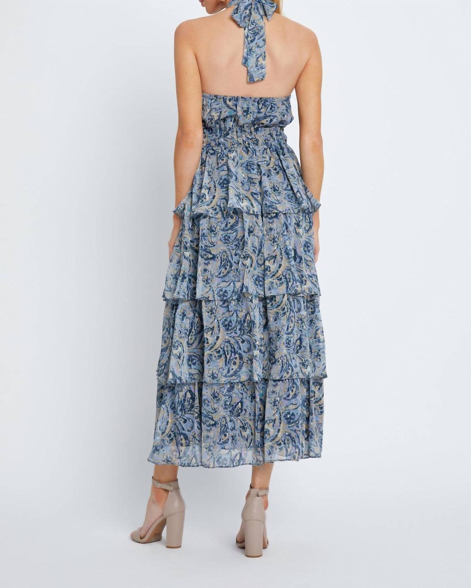 Meet Me In Santorini - LULUA MAXI DRESS
