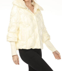 Joseph Ribkoff - Pearl Quilted Puffer Jacket