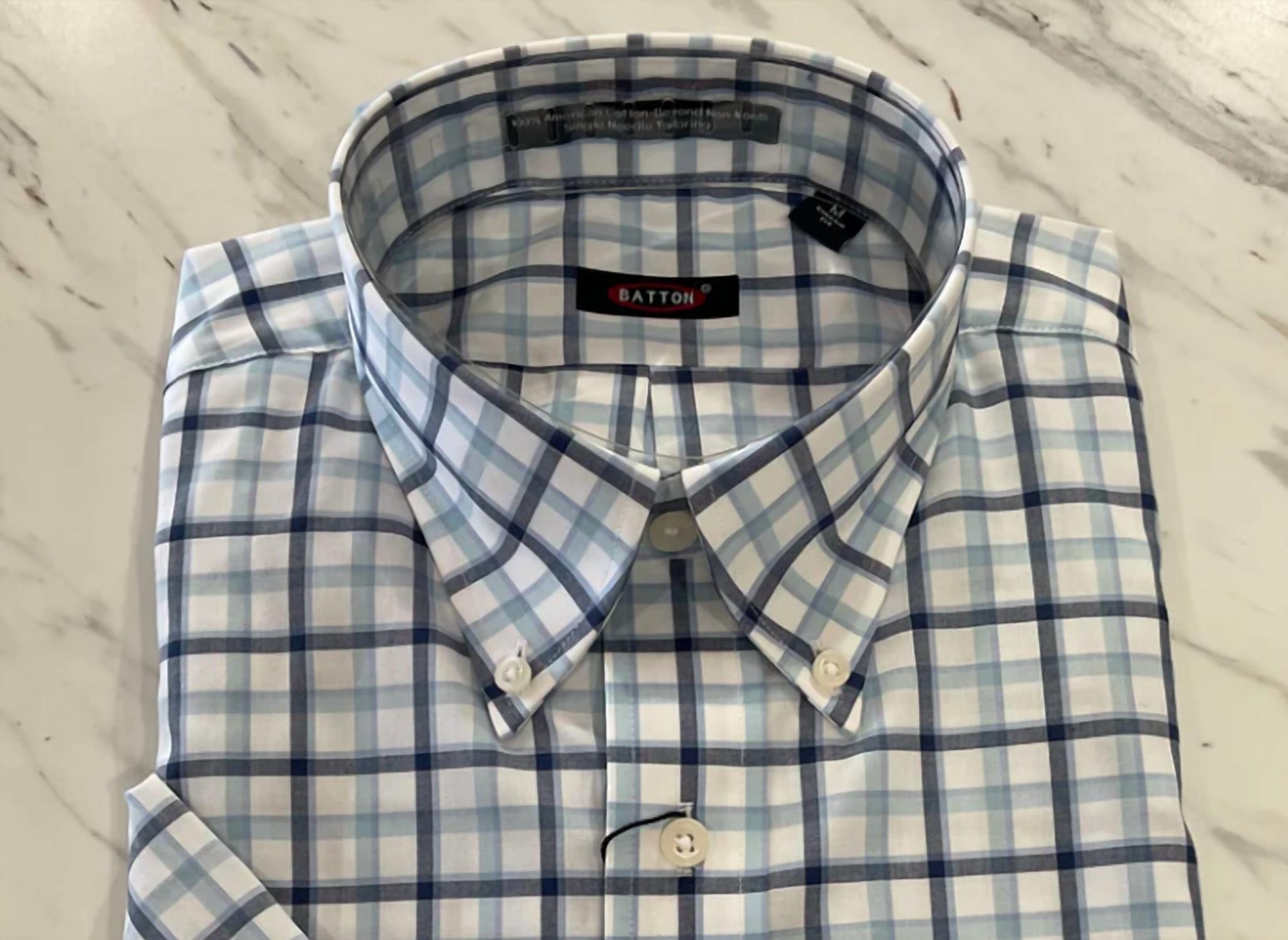 Batton - Men's Peterson Short Sleeve Cotton Shirt