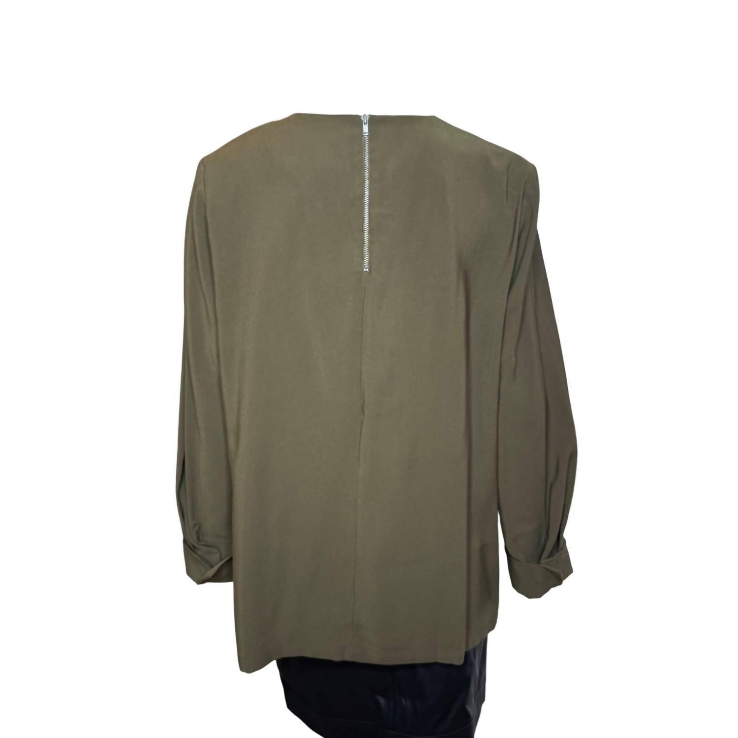 Grey Lab - Women's Long Sleeve Round Neckline Shirt