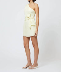 French Connection - Birdie Linen Shoulder Tie Mini Dress