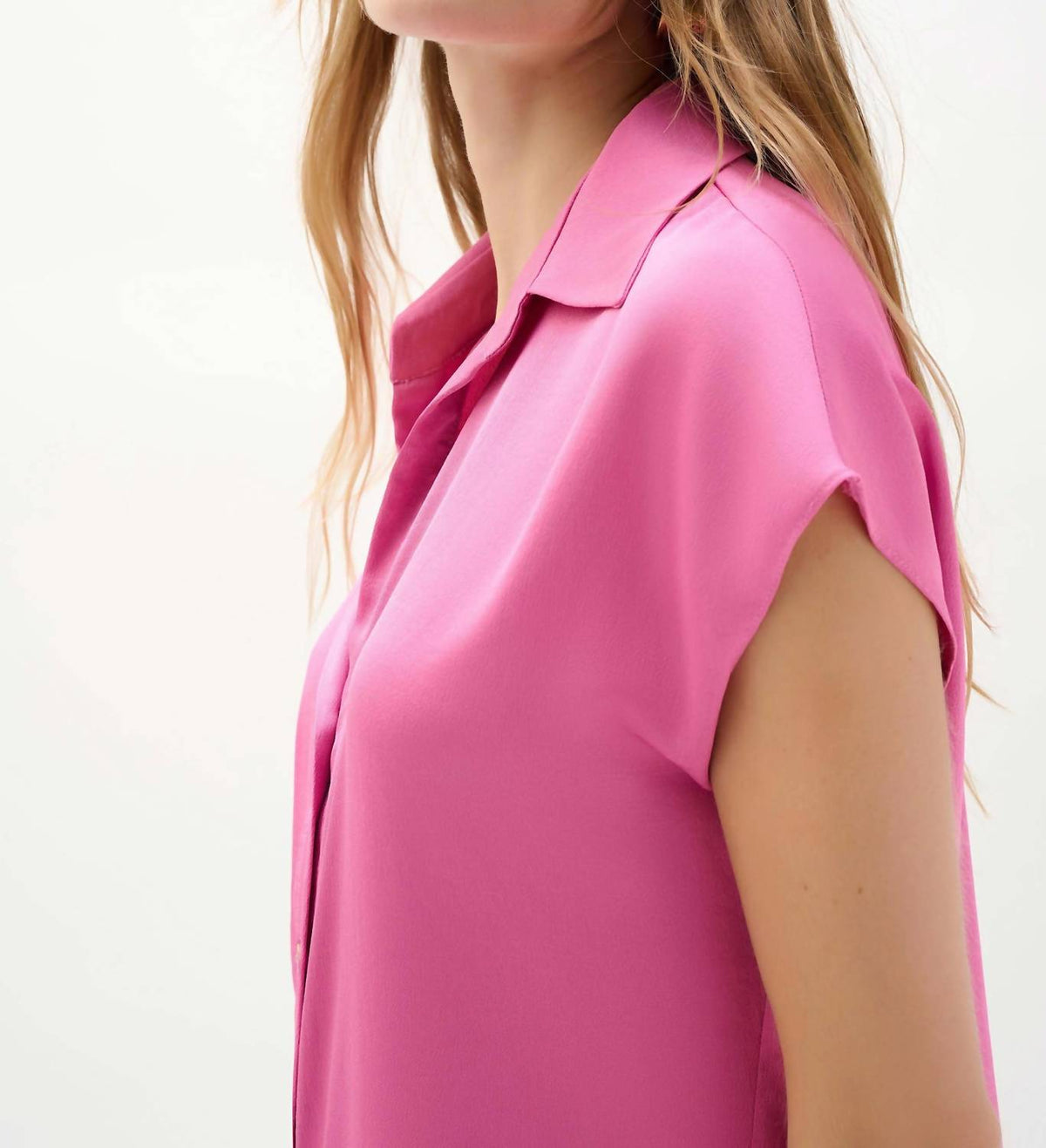 Joseph Ribkoff - Recycled Satin Blouse With Dolman Sleeves