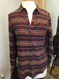 Beachlunchlounge - Women's Charley Plaid Button Down Shirt