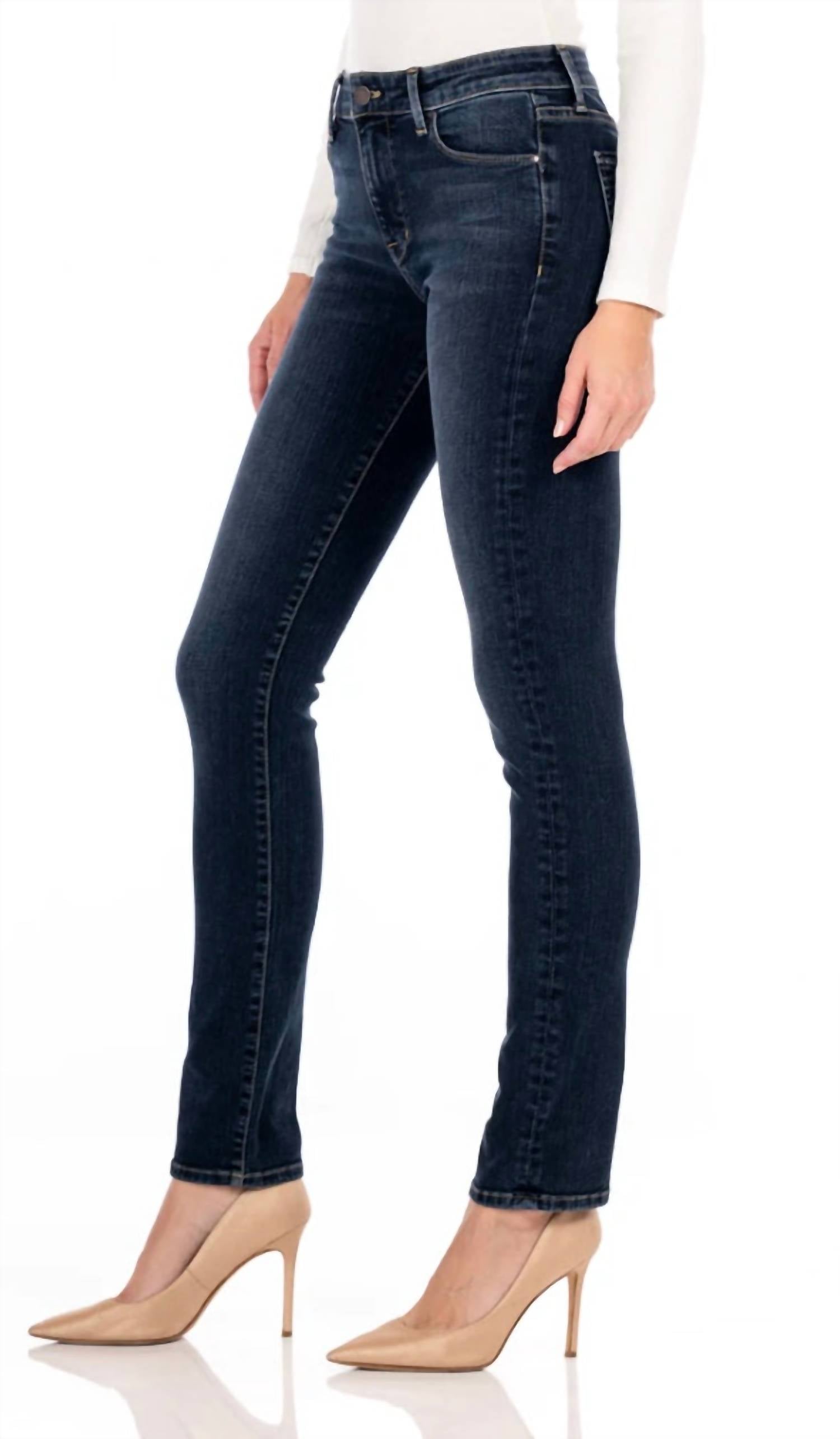 Fidelity - Stevie Mid Rise Straight Leg Jeans