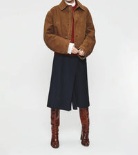 6397 Flight Jacket in tobacco - women's jacket - view 4