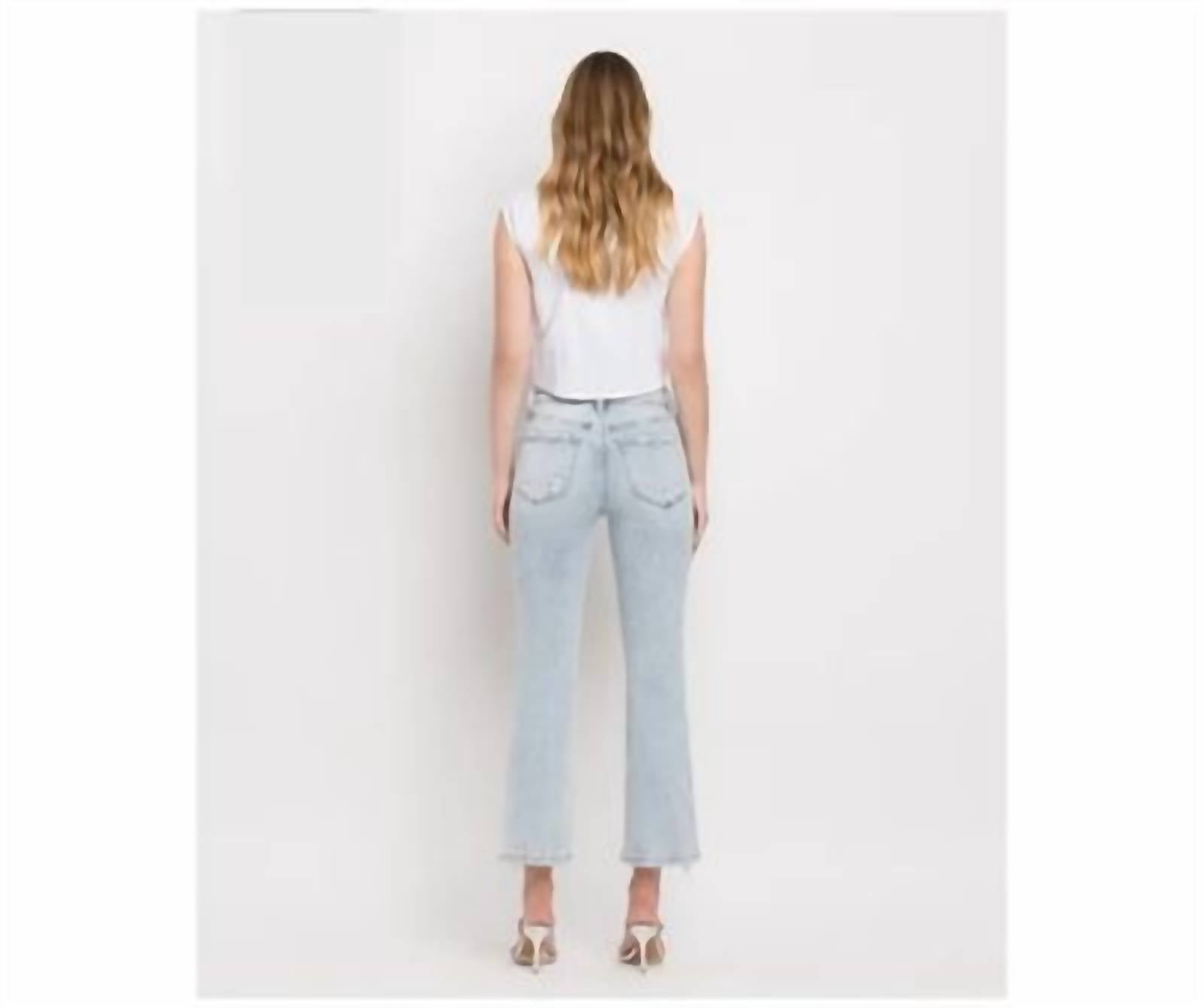 Lovervet - High Rise Kick Flare Jean