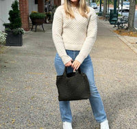 Ahdorned - Women's Lily Woven Neoprene Tote