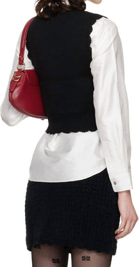 Ganni - Crochet Applique Vest