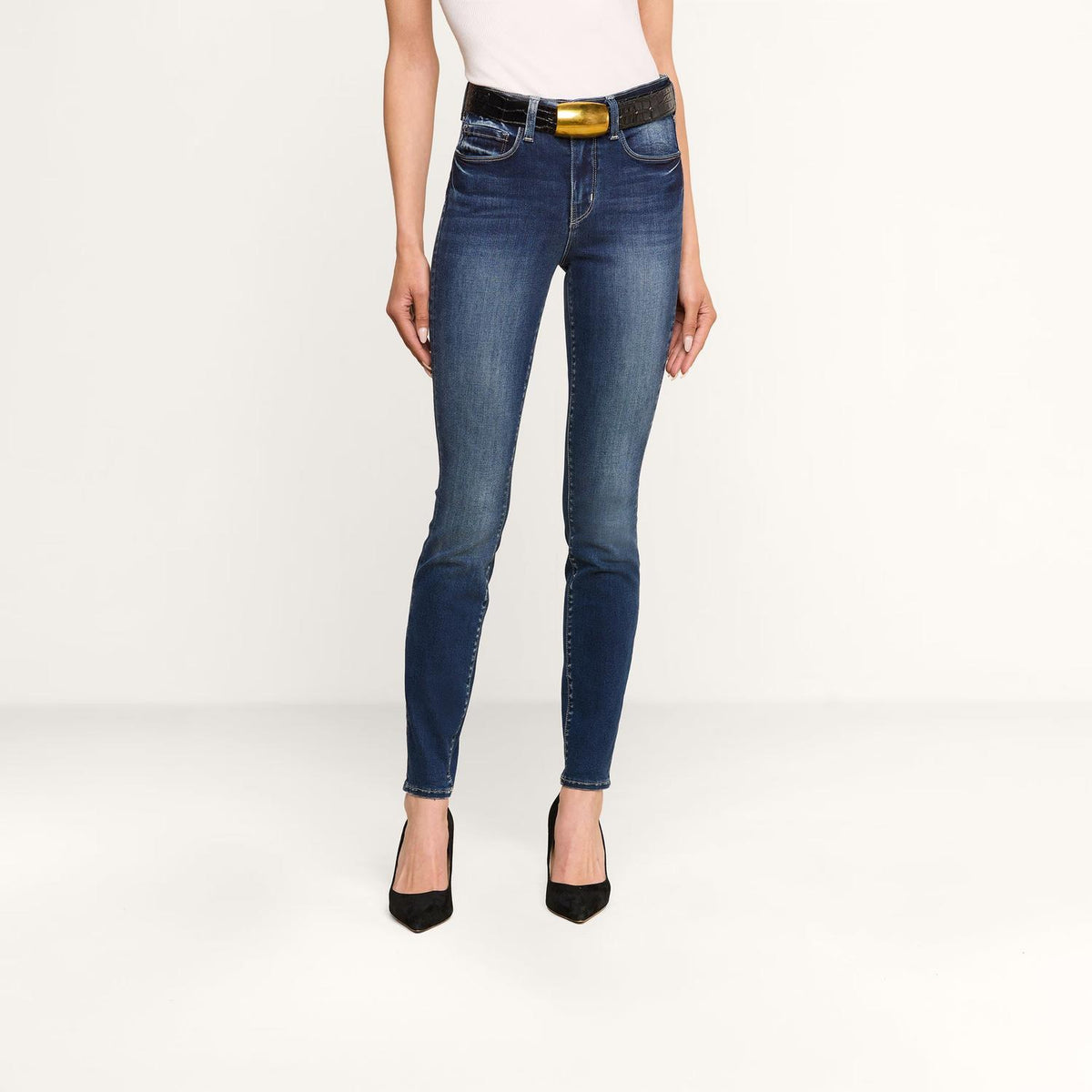 L'Agence - Marguerite High Rise Skinny Jeans