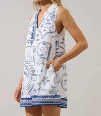 Sugarlips - Lexya Collared Shift Mini Dress