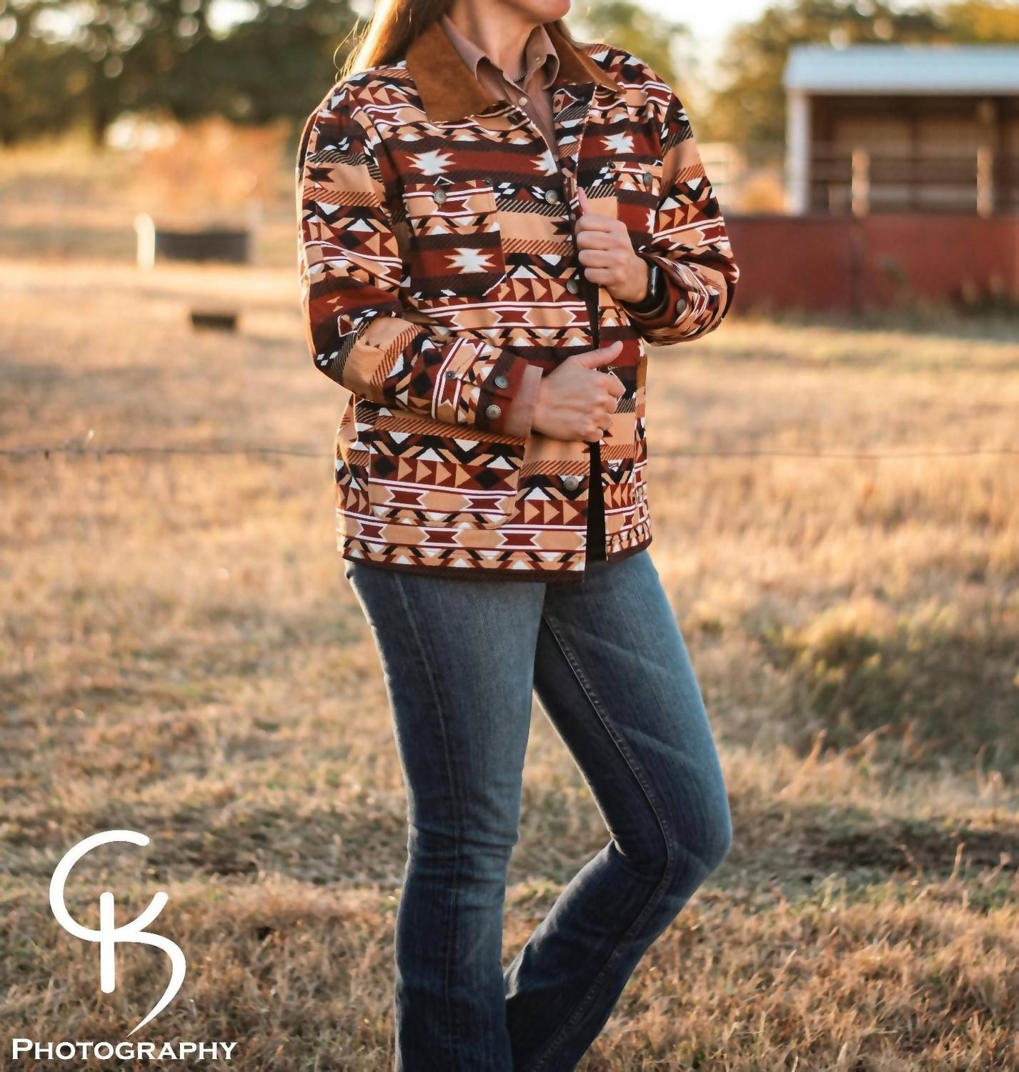Madison Creek Outfitters - Rio Corduroy Collared Barn Coat