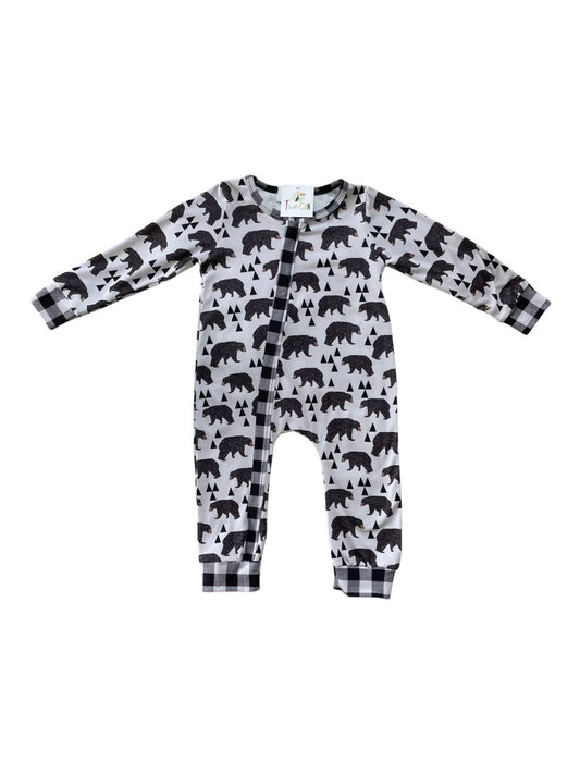 Wellington - Baby's Bears Zipper Romper