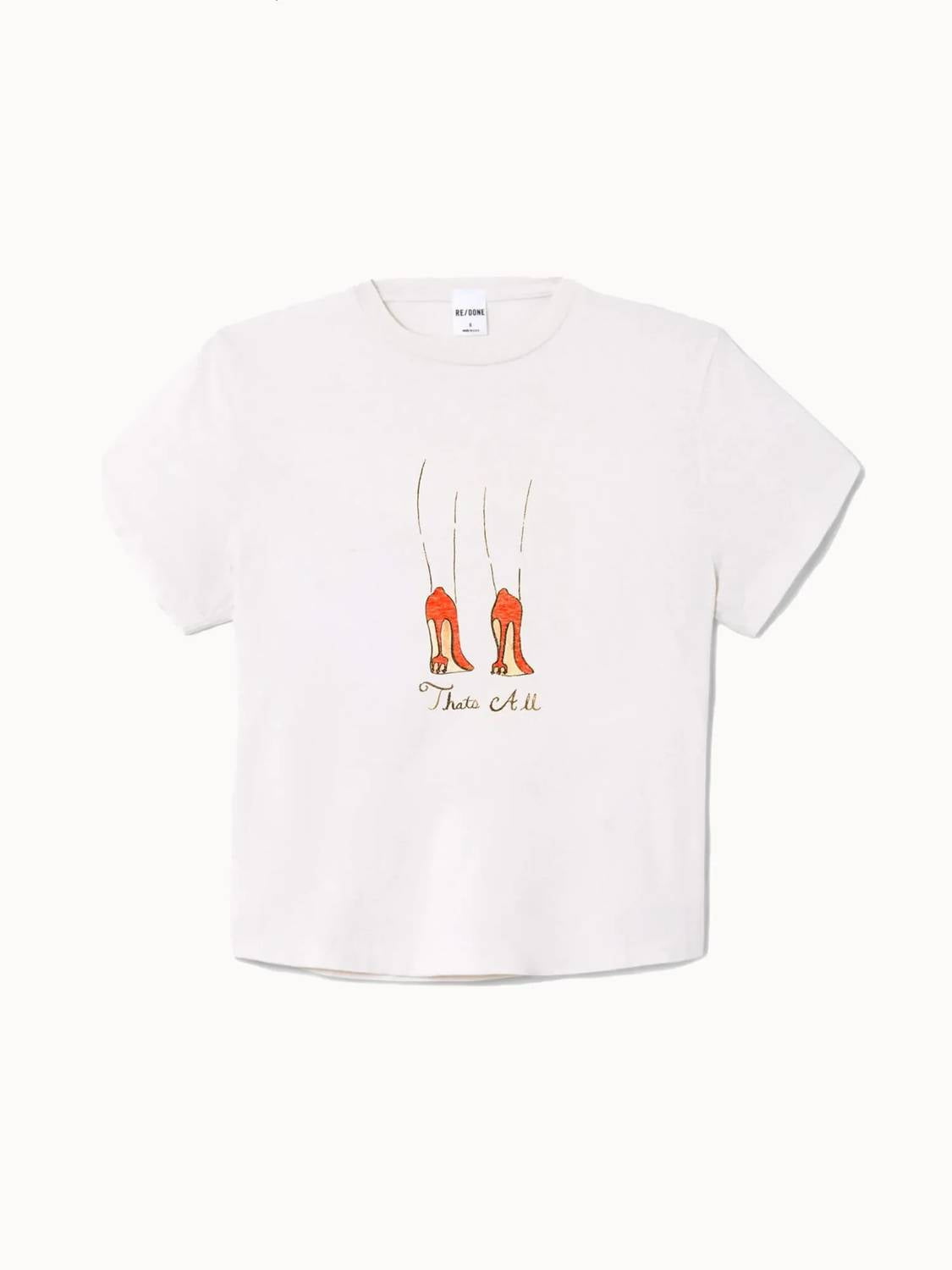 Re/Done - 50s Boxy " That's All " Tee