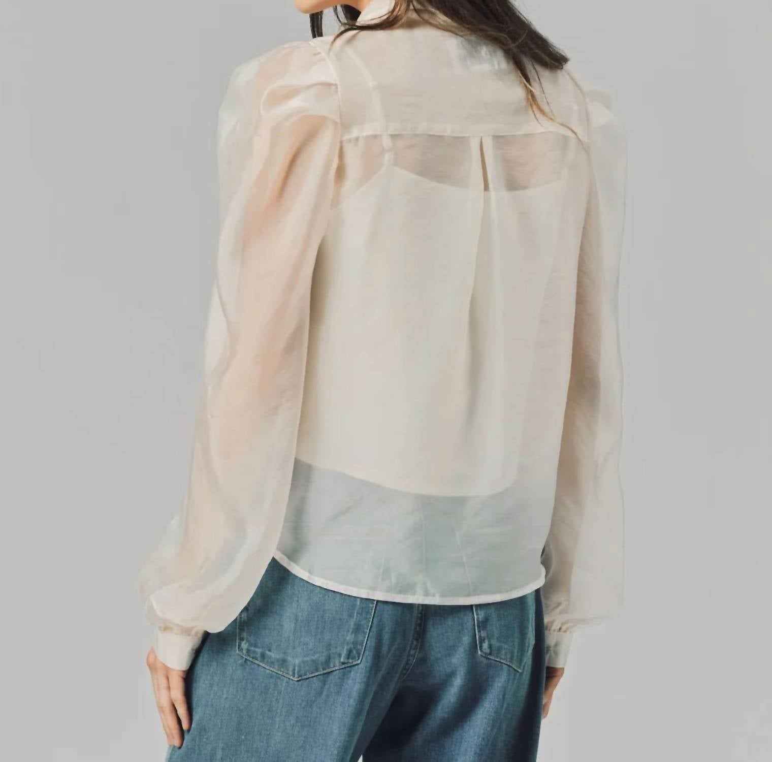 The Shirt - Long Sleeve French Bow Shirt