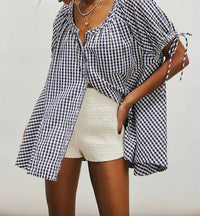 Free People - Farley Gingham Tunic