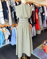 Thml - Women's Fletcher Sleeveless Striped Midi Dress