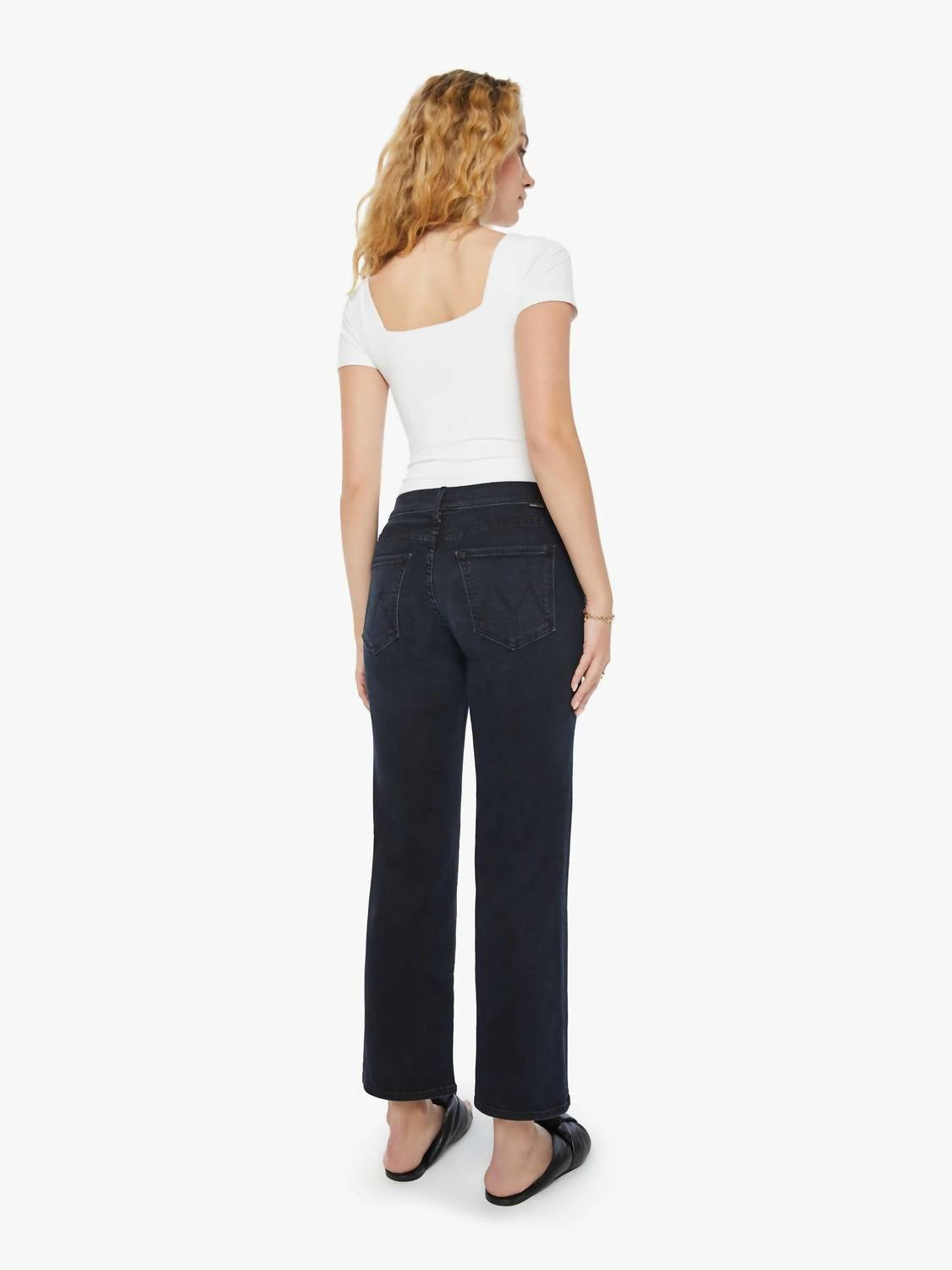 Mother - Mid Rise Rambler Zip Ankle Jeans