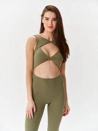 Revyve Active - Peek-a-boo Cutout Jumpsuit