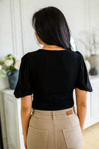 White Birch - A Total Vision Square Neck Bodysuit
