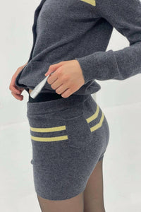 Find Me Now - Stripe Knit Pull-on Shorts