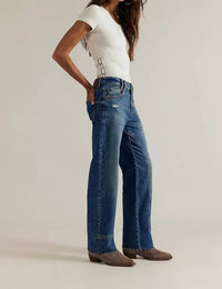 Free People - Risk Taker Mid Rise Jeans