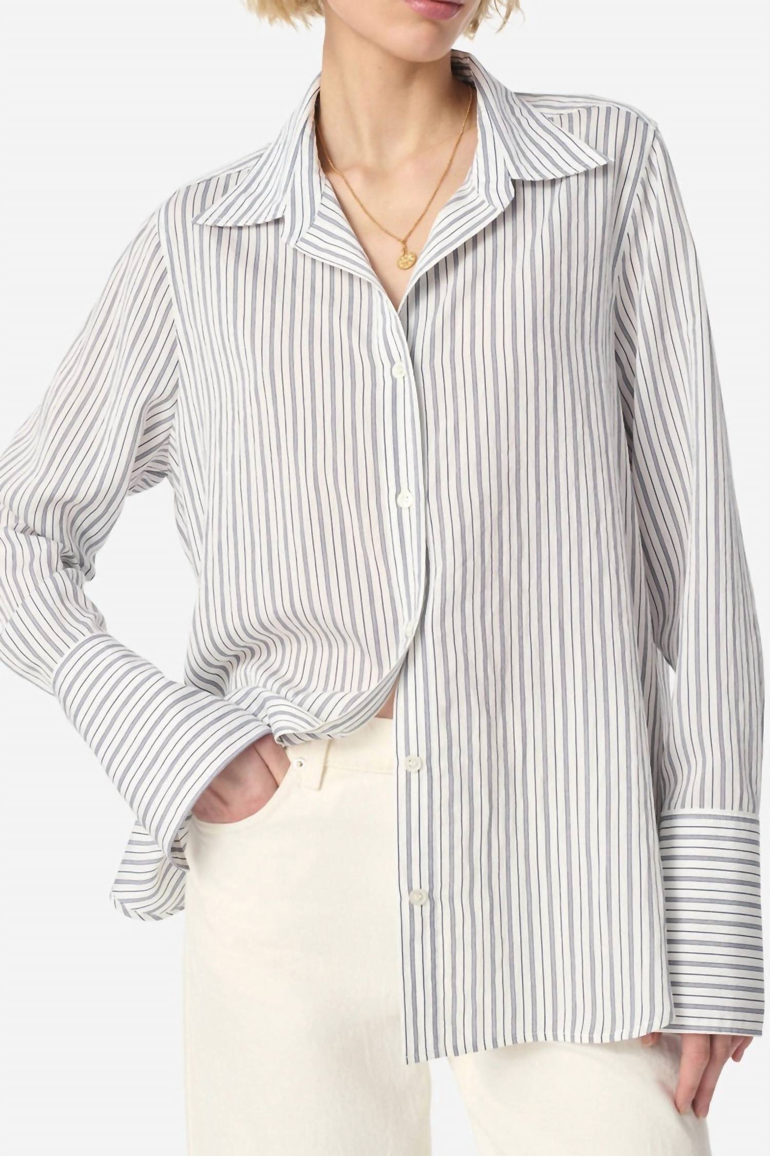 Vanessabruno - Esti Stripe Button Down Shirt
