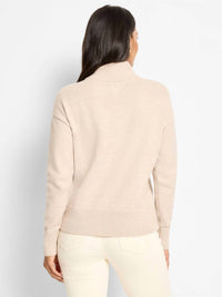Nic + Zoe Cyra Cozy Riding Sweater in neutral mix - women's sweater - alternate view