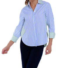Lior - Megan Pastel Stripe Boyfriend Shirt