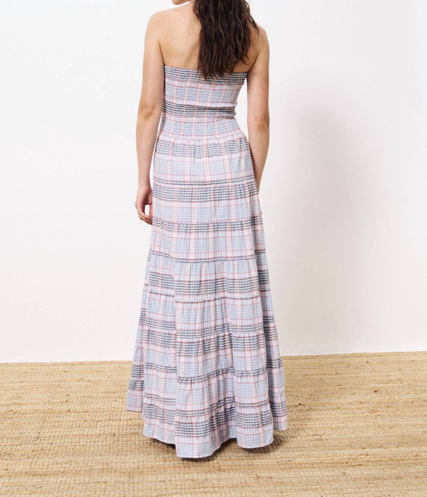 Frnch - Dalel Smocked Tiered Strapless Maxi Dress