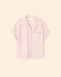 XIRENA Drake Shirt in pink sorbet - women's shirt - alternate view