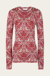 Rabanne - Long-sleeve Metallic Top