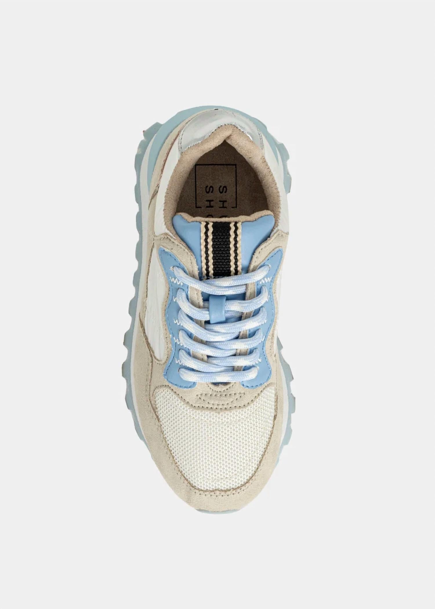 SHU SHOP Girl's Phoebe Mini Sneakers in blue - kids' sneaker - view 6