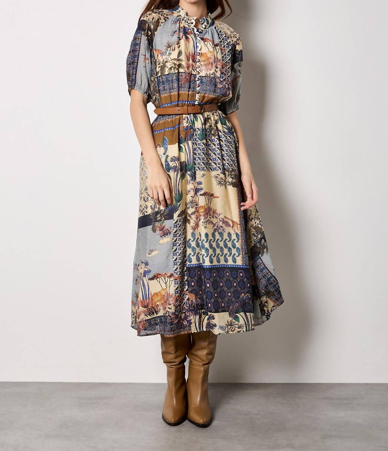 designer patchwork dress MadVan | Patchwork textile sleeveless dress, made from years of scrap fabrics collected over many projects Model: @foulmeat Photography: