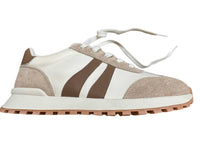 Cozy Girl Women's Lace Up Tennis Shoe in brown beige - women's sneaker