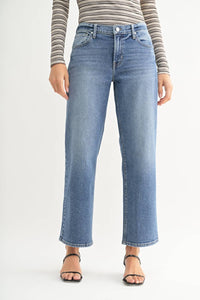 Just Black Denim - Mid Rise Stretch Boyfriend Jeans