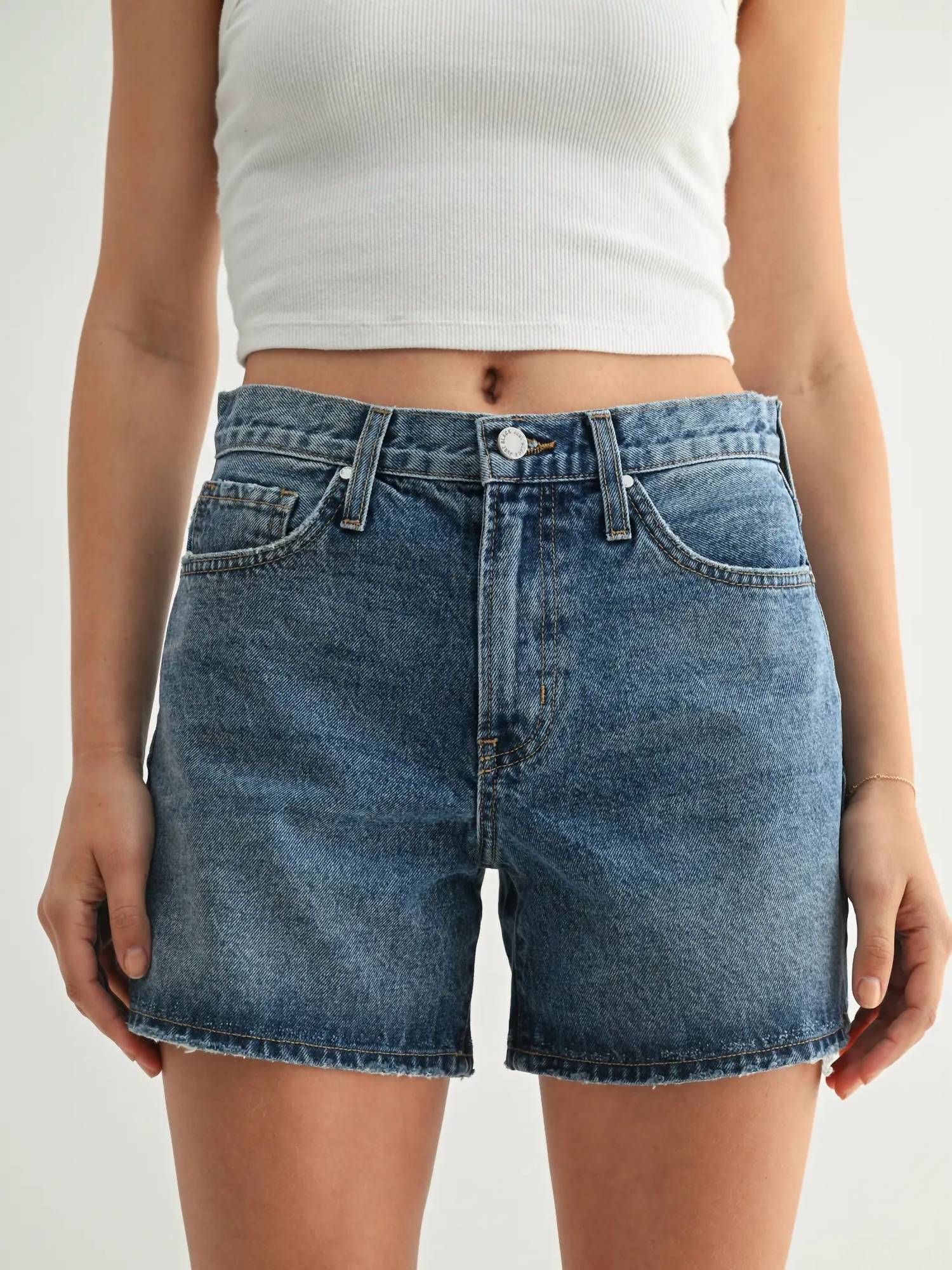Just Black Denim - High Rise Vintage Shorts