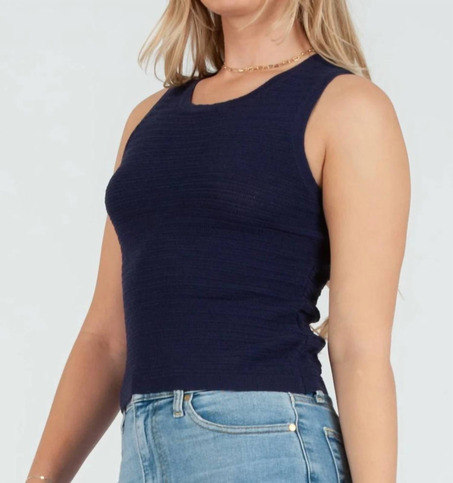 Lucca - Knit Shell Tank Top