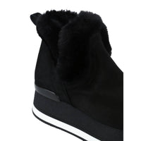 Hogan - Women's Faux Fur Trim Booties