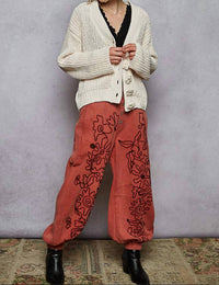 Pol - V-neck Long Sleeve Regular Fit Cardigan