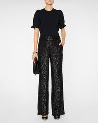 DREW Juliette Sequin Pants in black - women's pants - view 5
