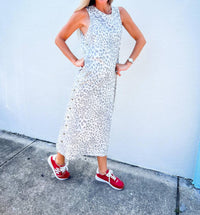 Entro - Wild Side Studded Midi Dress