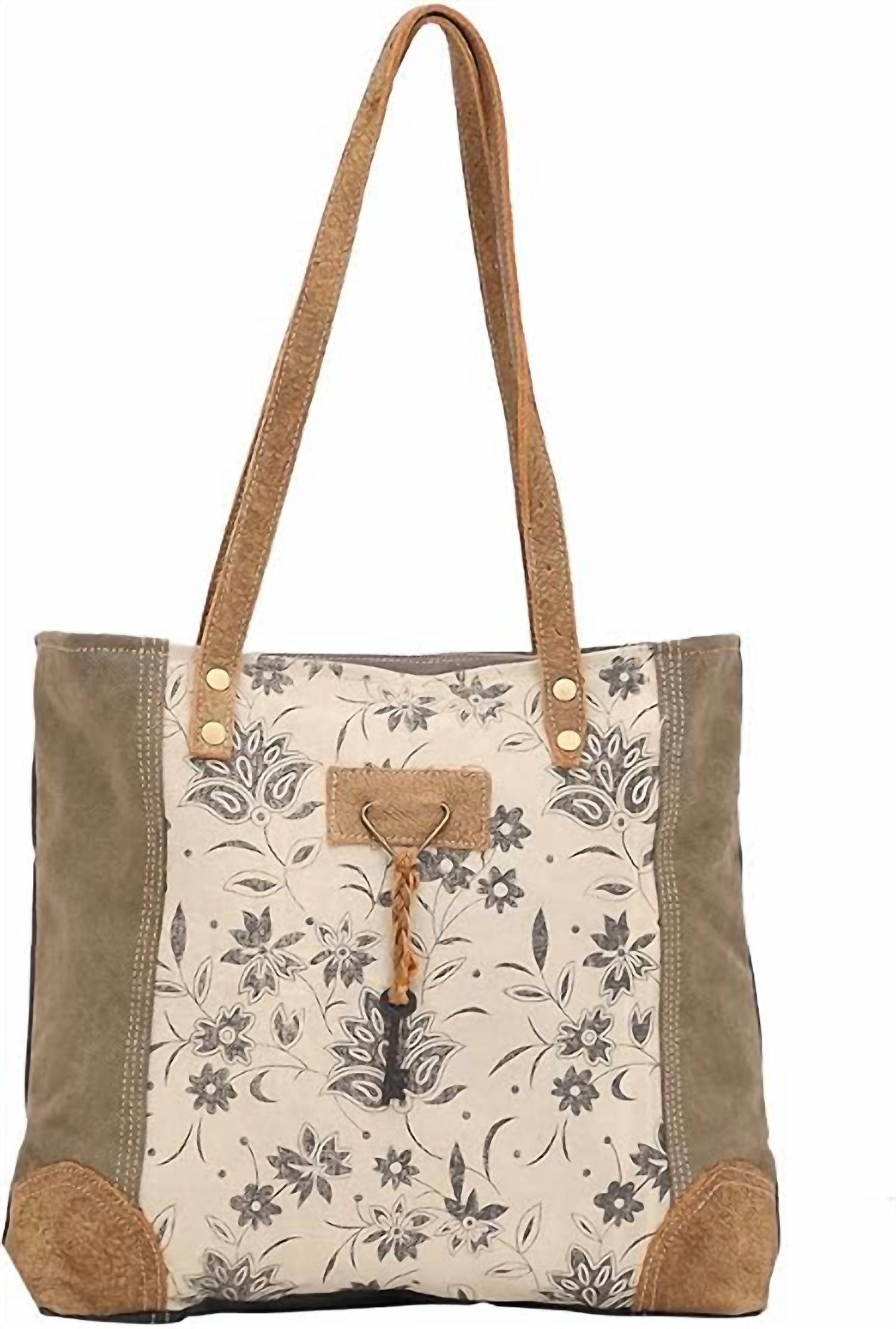 Myra - Women's Cowhide Key Tote Bag
