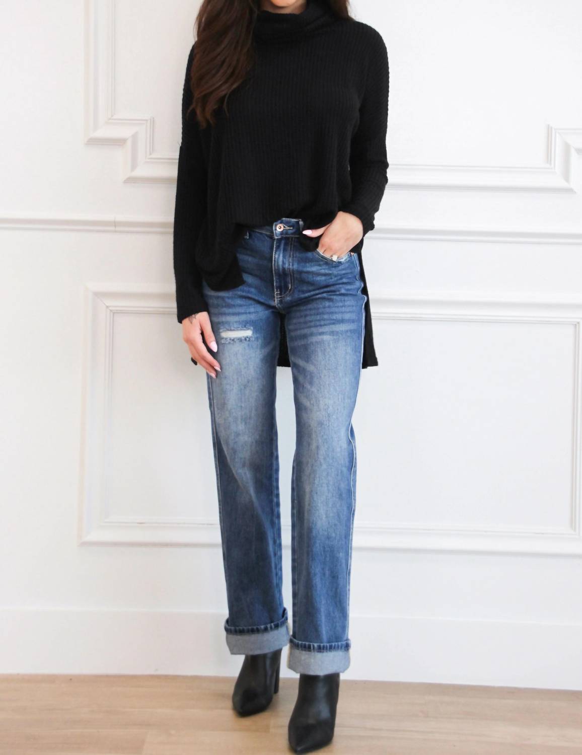 Zenana - Oversized Thermal Sweater