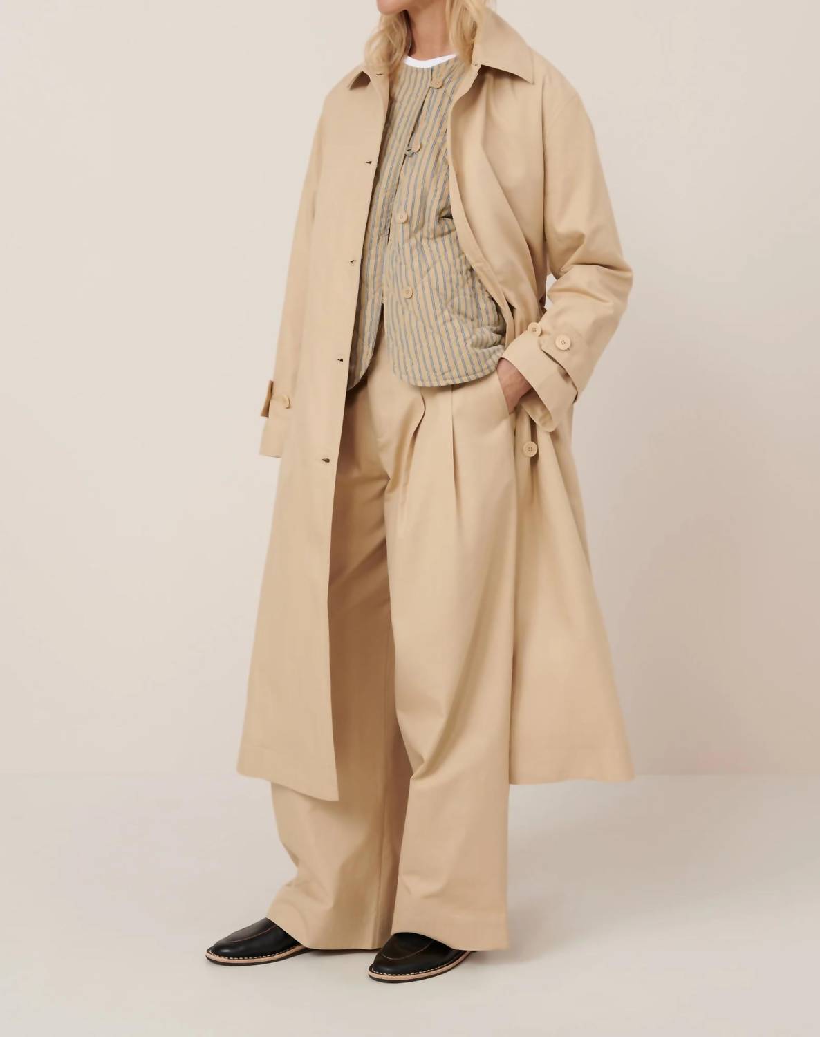 Kowtow - Cleo Trench With Detachable Belt