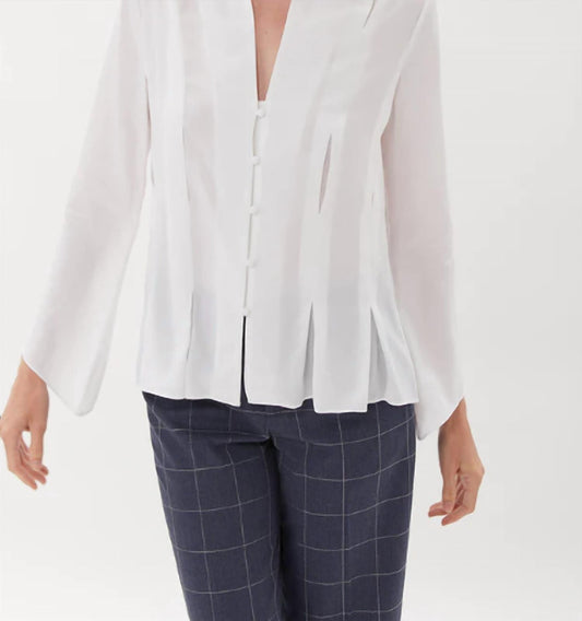 Ecru - Swinton Box Pleat