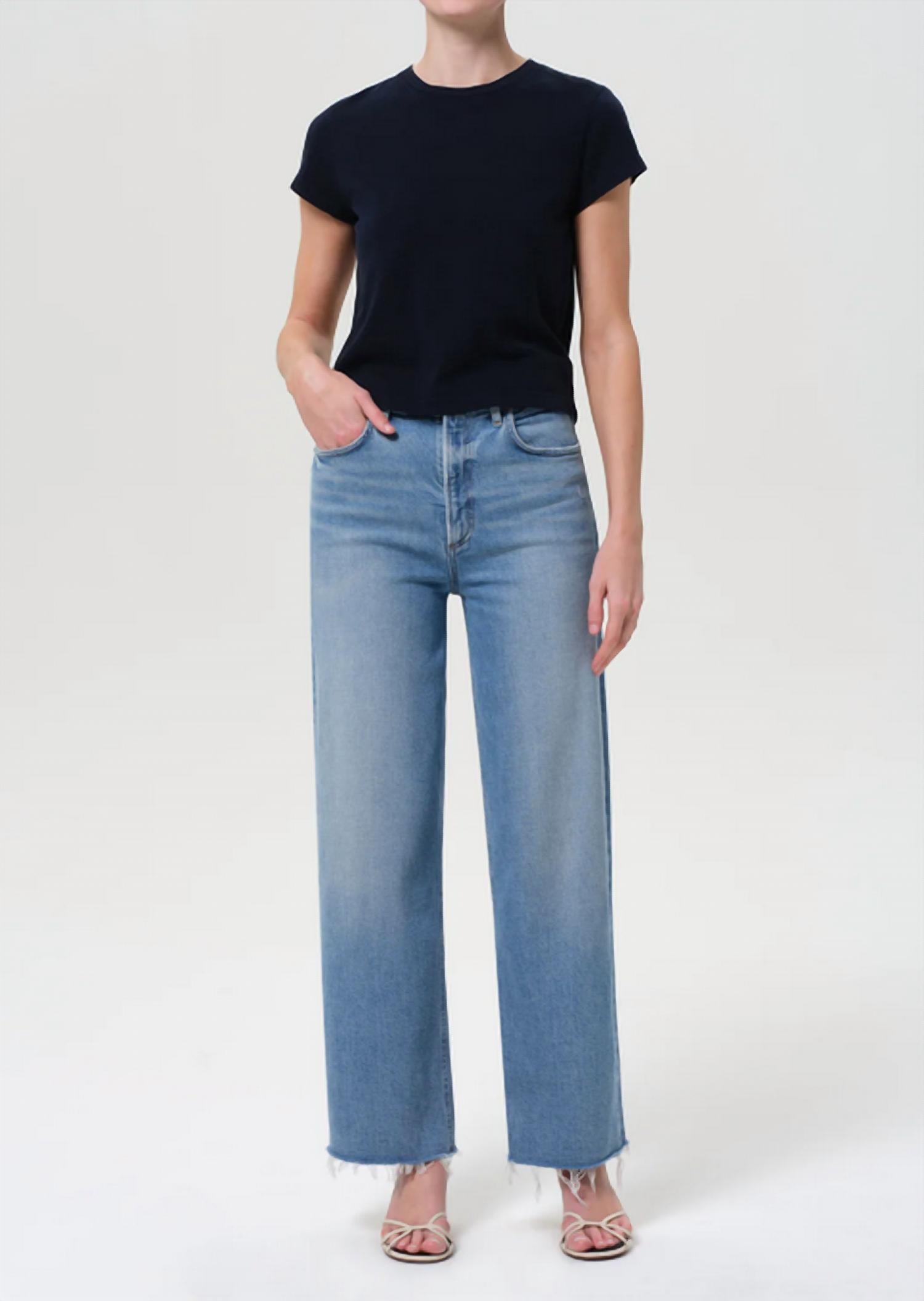 AGOLDE Ren High Rise Cropped Jean in forum - women's jeans