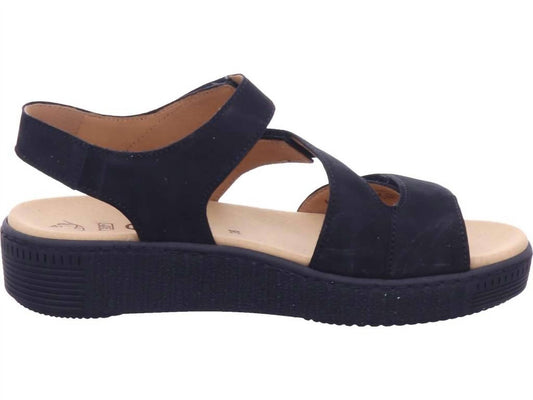 Gabor - Women’s 23.600.17 Soft Nubuck Schwarz Sandal