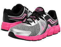 SAUCONY Kid's Sy-g Kotaro 3 Sneakers in silver black pink - kids' sneaker - alternate view